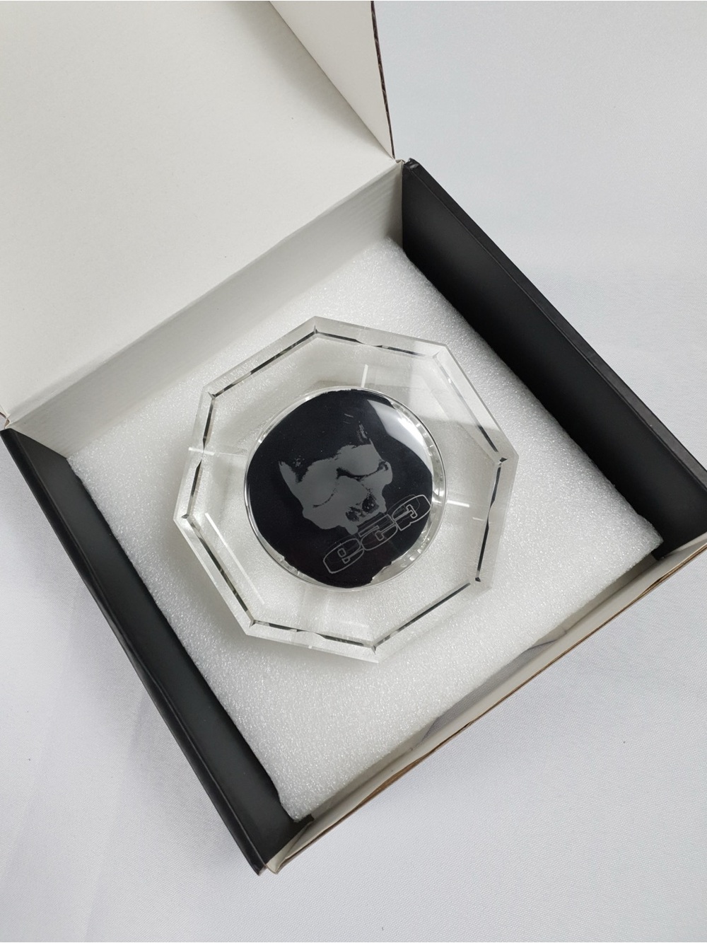 G59 Suicideboys Skull Logo K9 Crystal Ash Tray